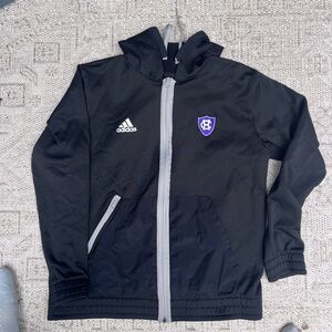 College of the Holy Cross Adidas Black Zip-Up Hoodie